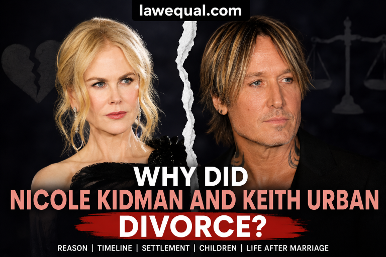 Why did Nicole Kidman and Keith Urban divorce?